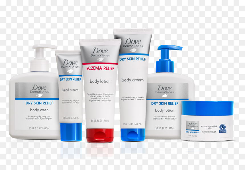 Dove Derma Series, HD Png Download - cosmetics products png