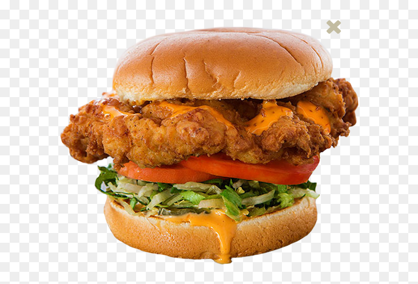 Golden Fried Chicken Sandwich Habit, HD Png Download - veg burger png