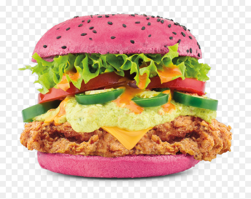 Archies Black Burger, HD Png Download - veg burger png