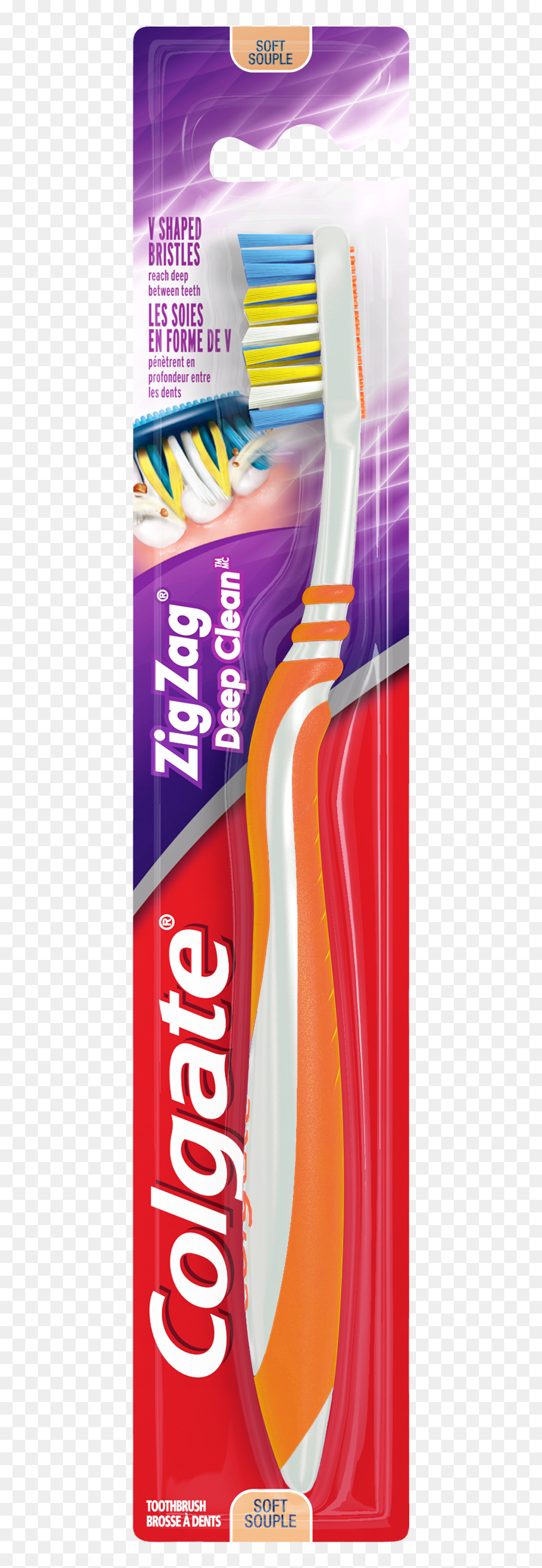 Colgate Zigzag Toothbrush, HD Png Download - zig zag png