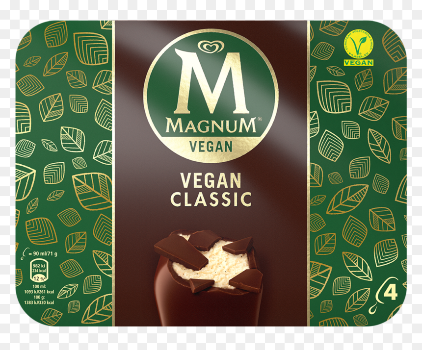 Magnum Dairy Free Ice Cream, HD Png Download - vegan png