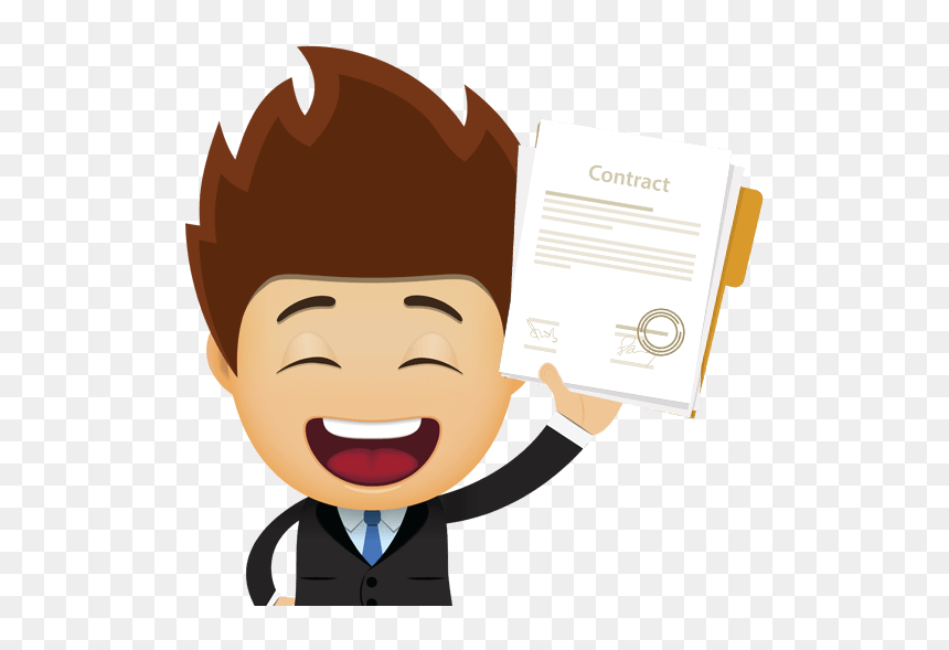 Depressed Man Cartoon Png, Transparent Png - document png