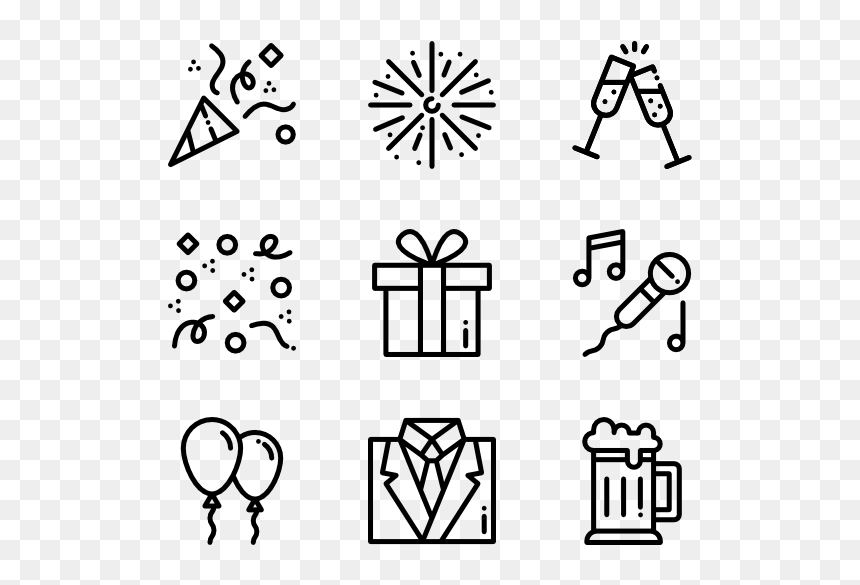 Laboratory Icons, HD Png Download - confetti png