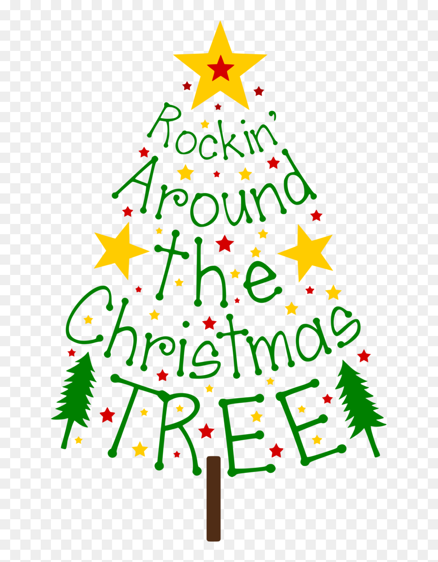 Rockin Around The Christmas Tree - Rockin Around The Christmas Tree Clipart, HD Png Download - christmas tree png