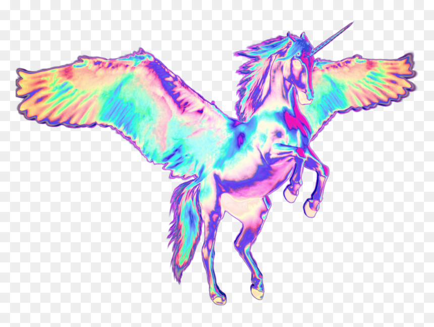 Holographic Transparent Background Png, Png Download - unicorn png