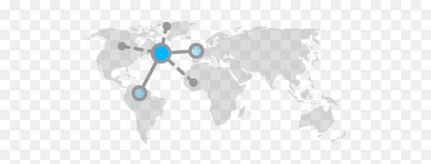 World Map Silhouette Png, Transparent Png - booking png