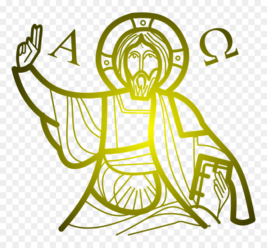 Pantocrator Clipart, HD Png Download - jesus transparent png