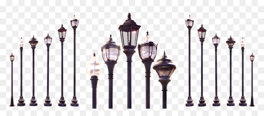 Decorative Light Transparent Background - Decorative Street Lights, HD Png Download - street pole png