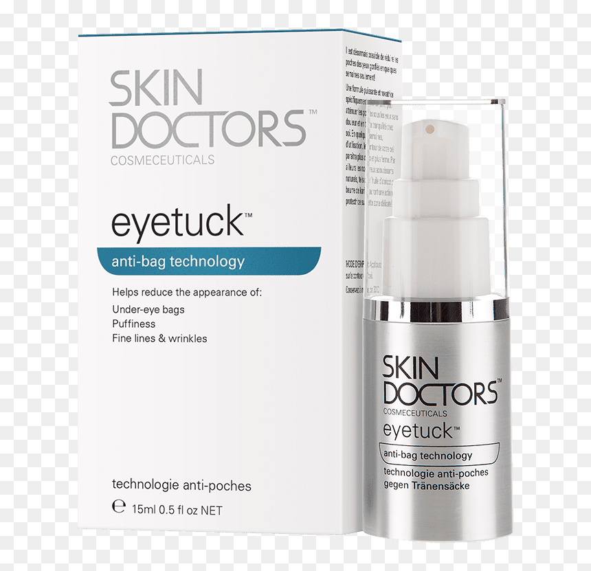 Eyetuck Carton & Bottle - Skin Doctor Eye Cream, HD Png Download - eye veins png