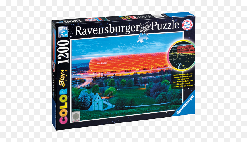 Illuminated Puzzle Arena 1200 Parts - Ravensburger Puzzle 1200 Teile, HD Png Download - 3d puzzle pieces png