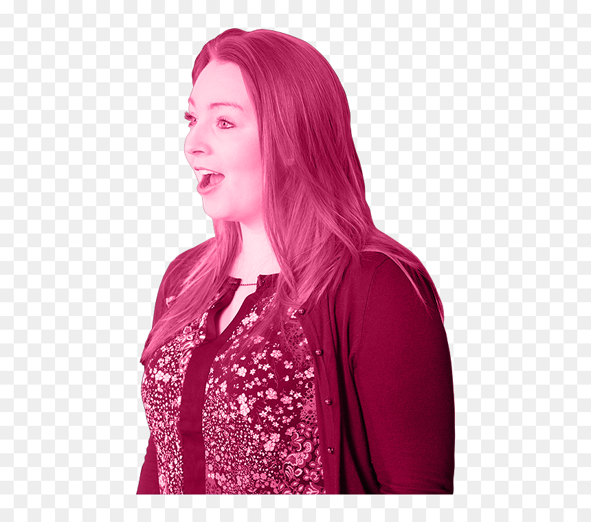 Girl, HD Png Download - person singing png