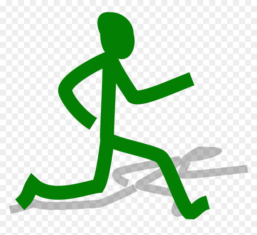 Running Clip Art, HD Png Download - people jogging png