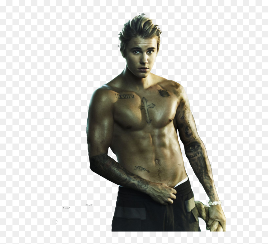 Justin Bieber Png 2017 Muscles By Amberbey - Justin Bieber Shirtless Hot, Transparent Png - justin bieber pngs