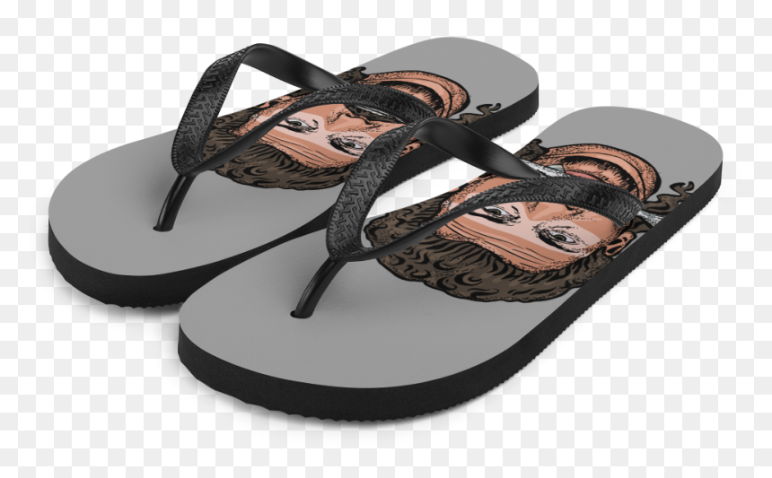 Mullet Runner Flip Flops - Flip-flops, HD Png Download - mullet hair png