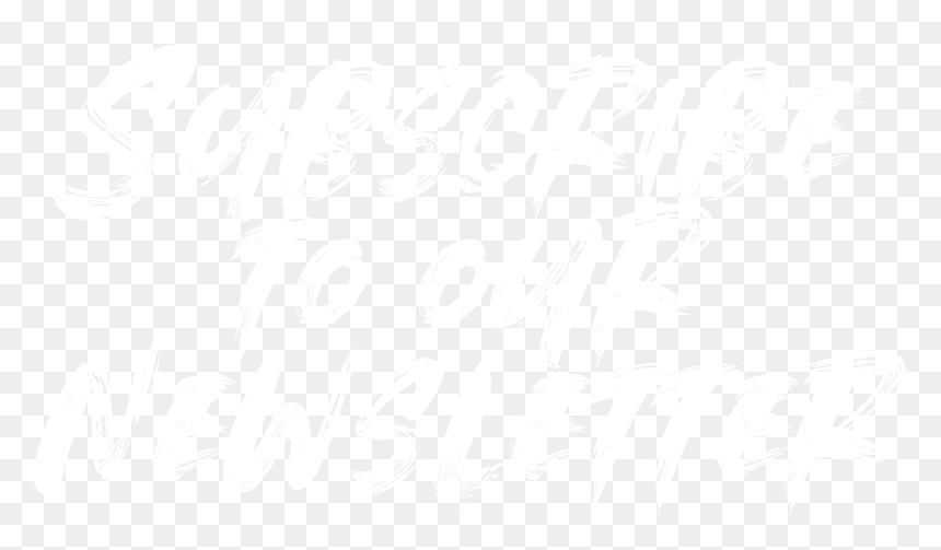 Subscribe To Our Newsletter - Calligraphy, HD Png Download - white subscribe png