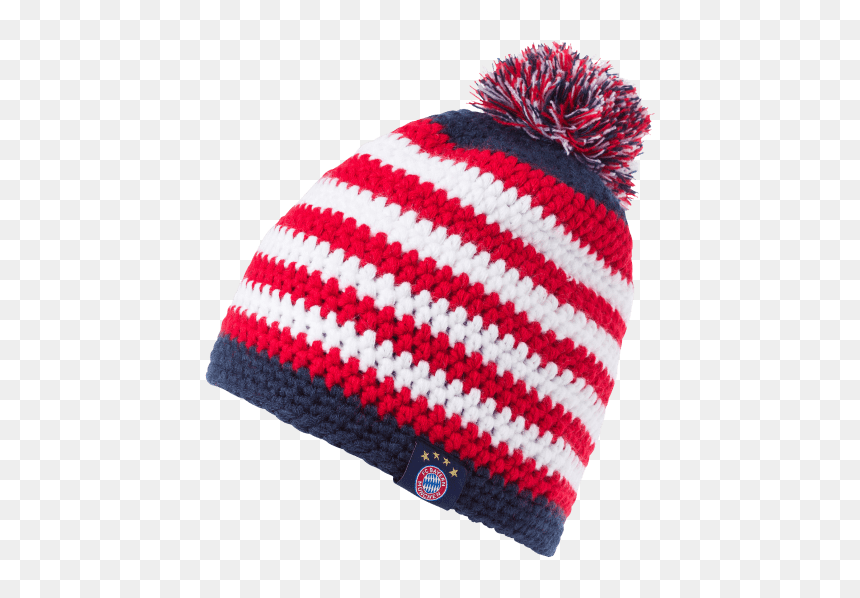 Childrens Hat Stripes - Fc Bayern Mütze Häkeln, HD Png Download - caution stripes png