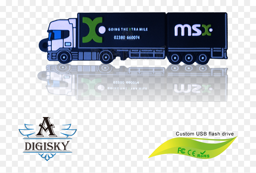 Paper Usb Twist, HD Png Download - cargo truck png