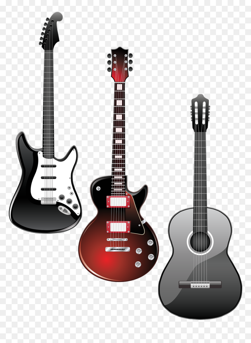 Guitars Clipart, HD Png Download - rock guitar png