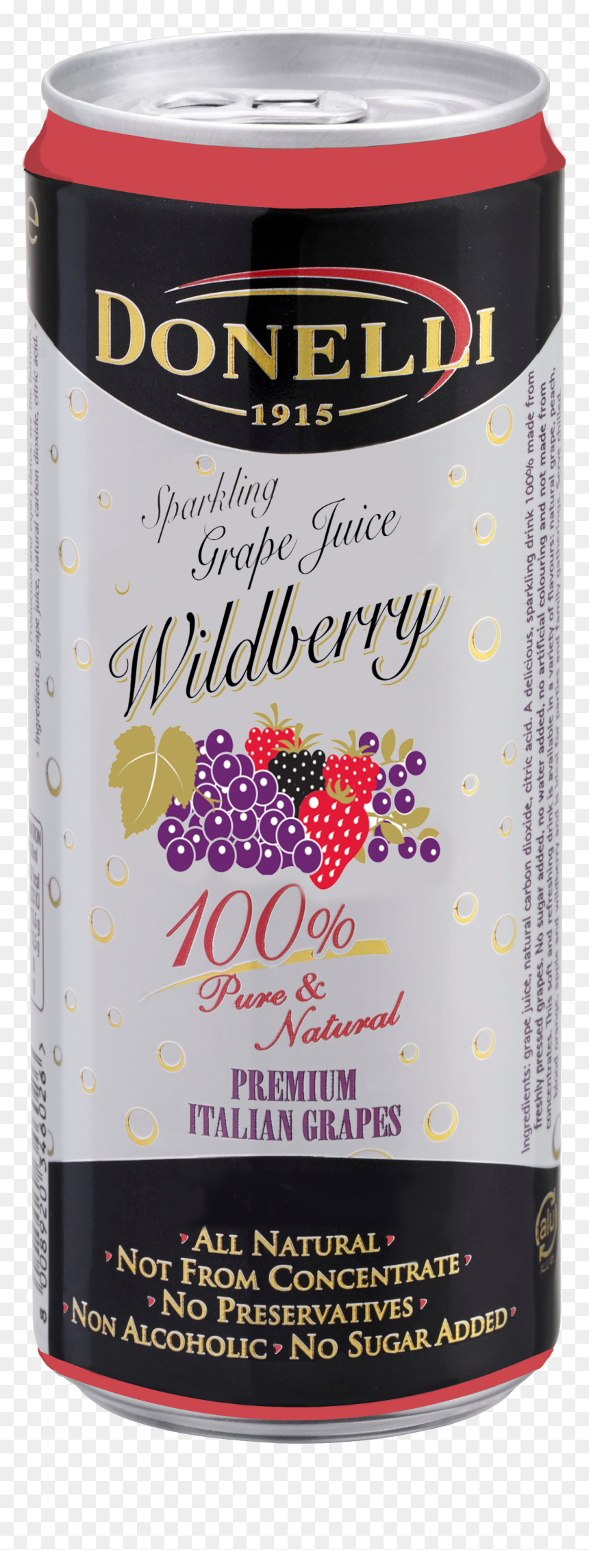 Member Image - Donelli Grape Juice Can, HD Png Download - red grapes png