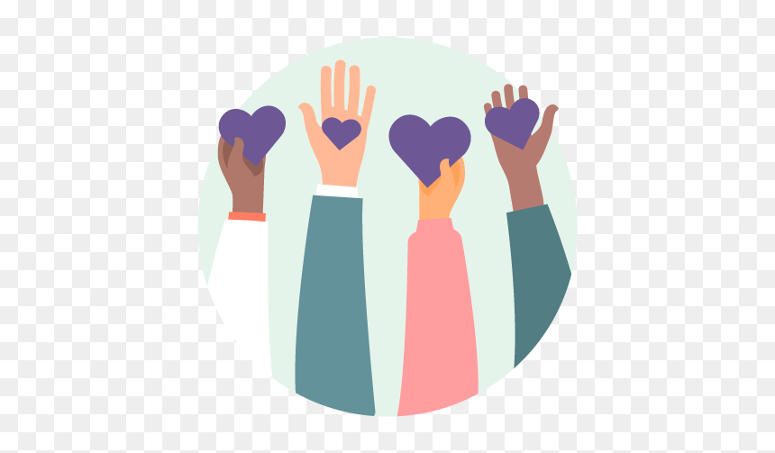 Illustration Of Supporters - Illustration, HD Png Download - giving hand png