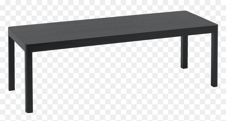 26011 Workshop Coffee Table Black 1523443862 - Icons Of Denmark Kant Bench, HD Png Download - black table png