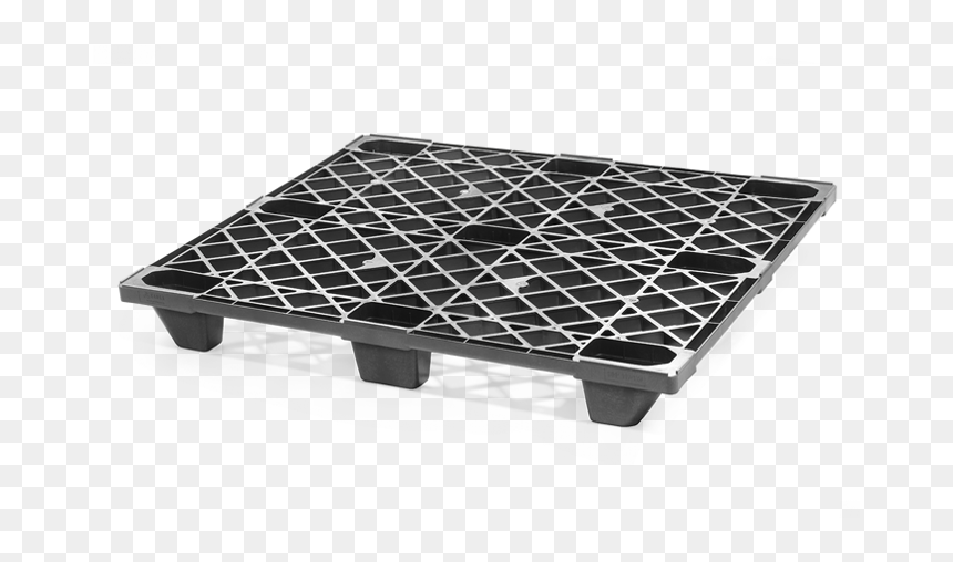 Nestable, Light Weight Plastic Pallet In Industrial-size - Spill Proof Floor, HD Png Download - metal chain fence png
