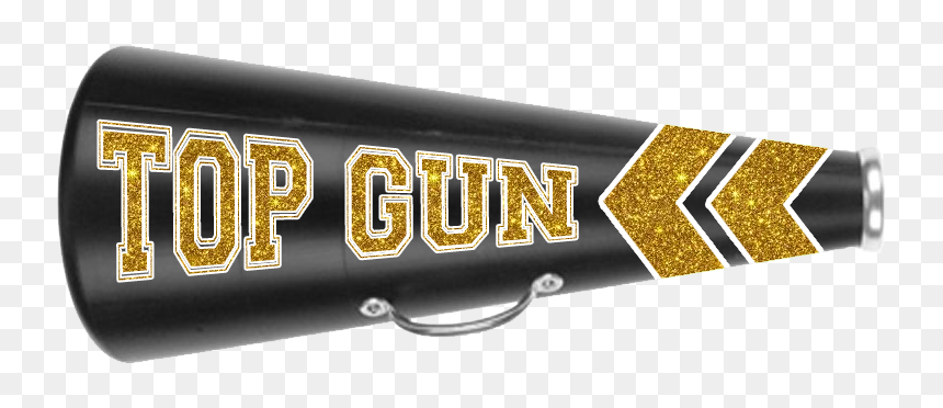 32-inch Custom Cheerleading Megaphone - Label, HD Png Download - cheerleader megaphone png