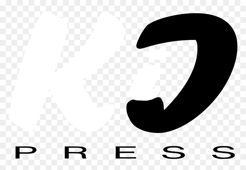 Kid Press Logo Black And White - Voss Water, HD Png Download - white kid png