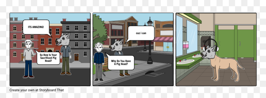 Supply Is High And Demand Is High Comic Strip, HD Png Download - pig head png