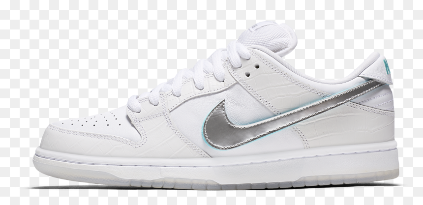 Nike Sb Diamond White, HD Png Download - nike png white