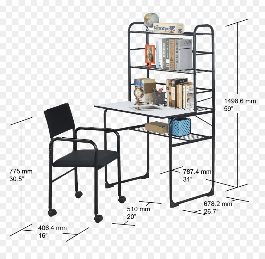 Student Desk And Chair Set - Computer Desk, HD Png Download - student desk png