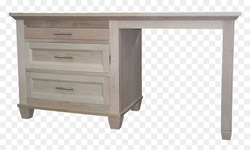 Algonquin Student Desk In Unfinished Brown Maple - Drawer, HD Png Download - student desk png
