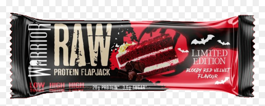 Warrior Raw Protein Flapjack 12x75g - Chocolate, HD Png Download - raw is war png