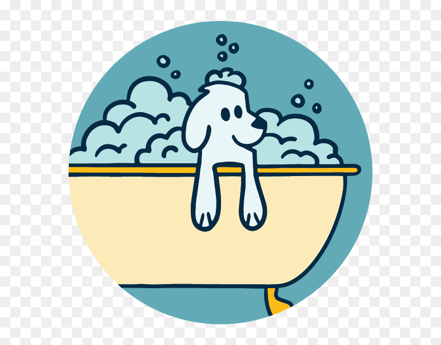 Spaw Bath Hand, HD Png Download - dog bath png