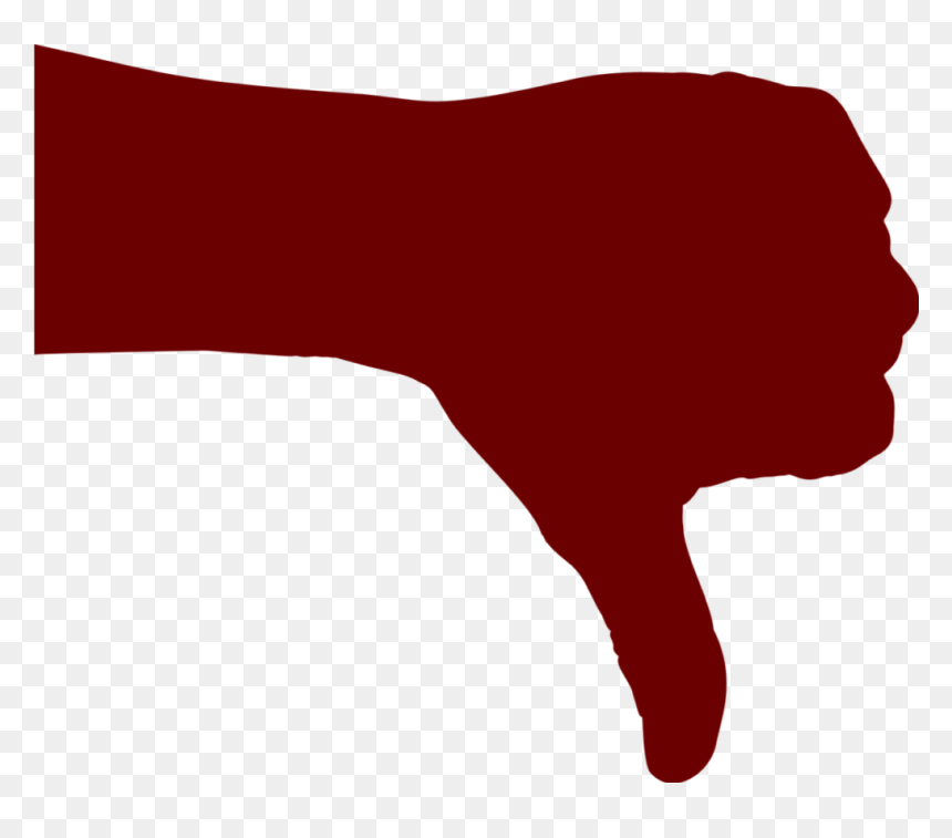 Clip Art, HD Png Download - red thumbs down png