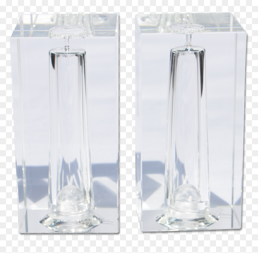 Oleg Cassini Fine Crystal Salt & Pepper, HD Png Download - salt shaker transparent png