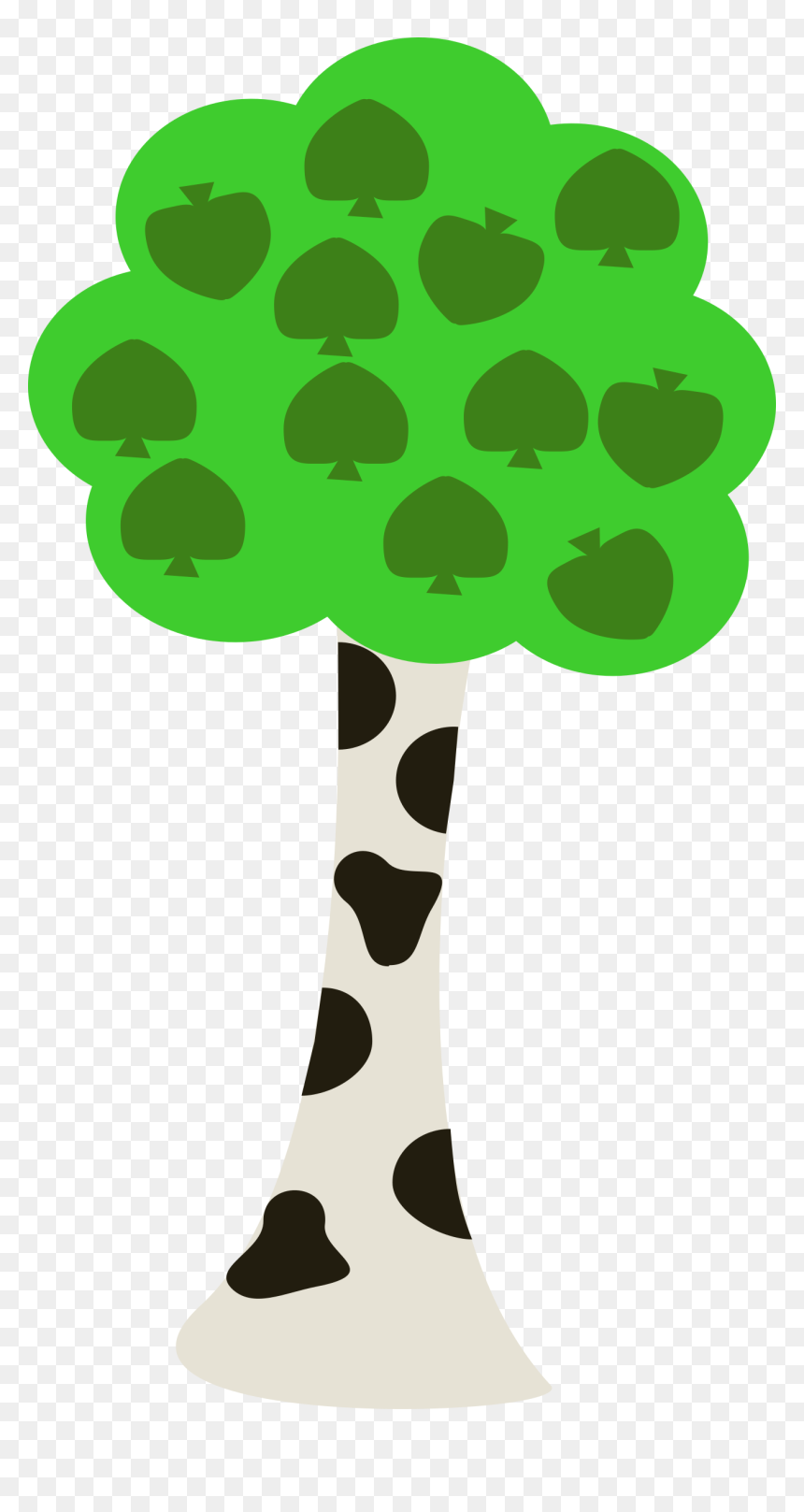 Birch Tree - Birch Tree In Cartoon, HD Png Download - birch trees png