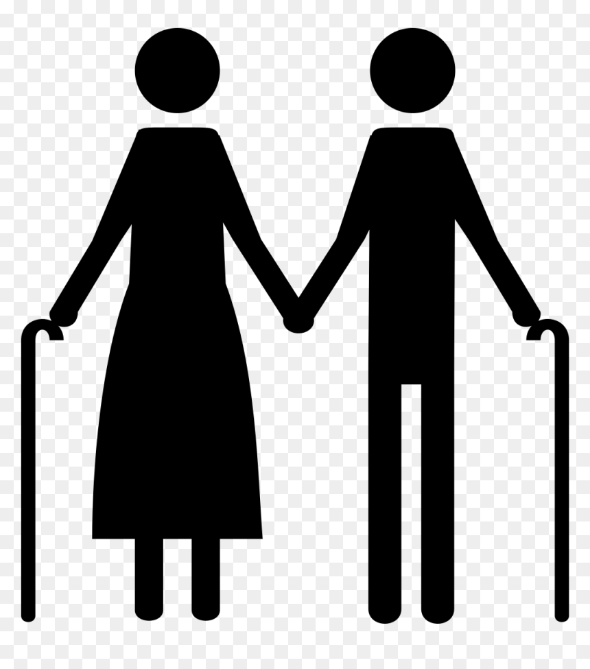 Elders Icon, HD Png Download - couple holding hands png