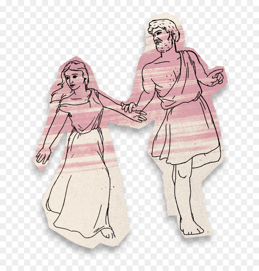 Illustration, HD Png Download - couple holding hands png