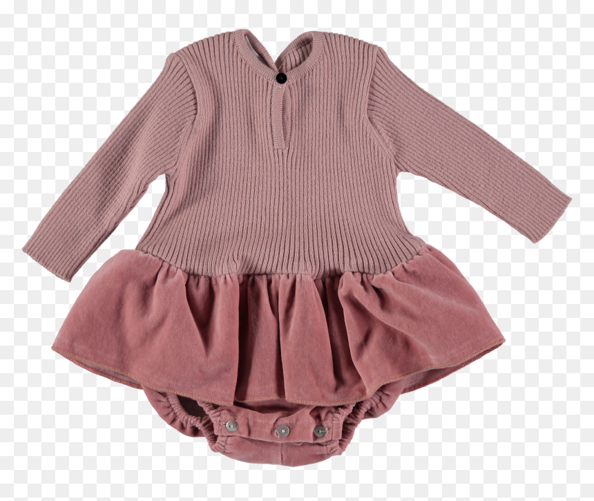 Pequeño Tocon Pink Velvet Tutu Dress - Velvet, HD Png Download - pink tutu png