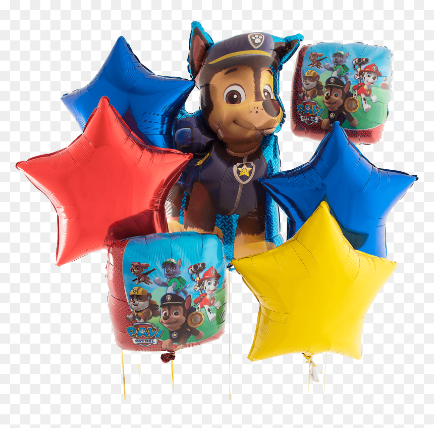 Paw Patrol Balloons Bunch, HD Png Download - party decoration png