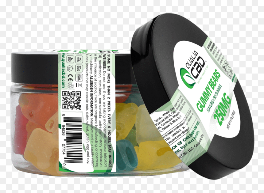 Cbd Infused Gummy Worms - Qualia Cbd, HD Png Download - gummy worm png