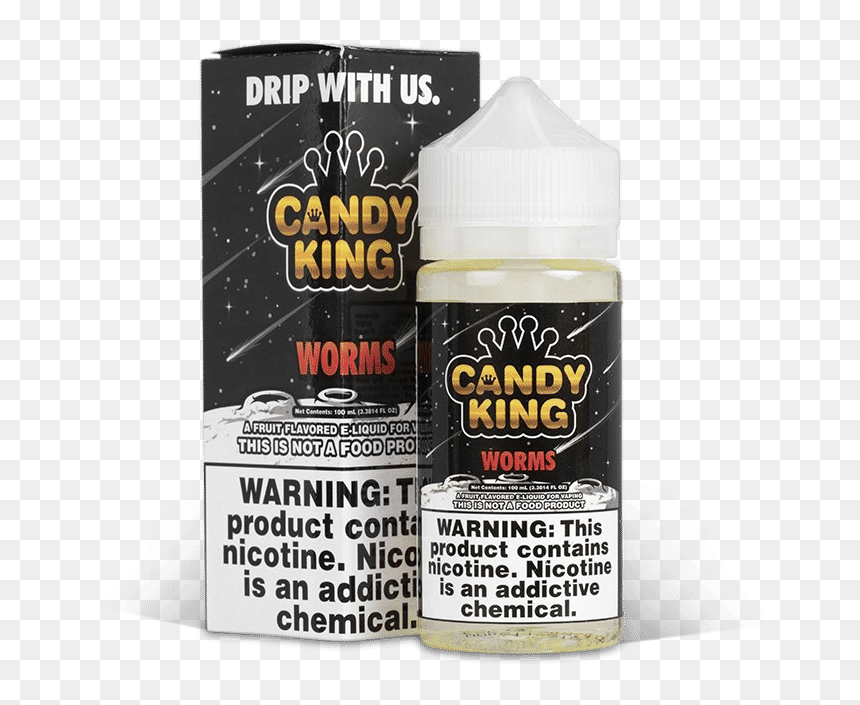 Candy King Worms 200ml - Sprinkles, HD Png Download - gummy worm png