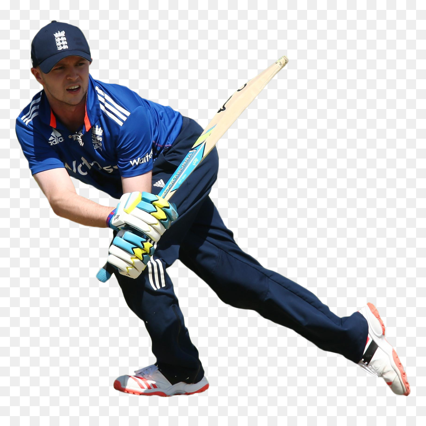 Person Playing Bricket In A Blue Tshirt Png Image - Person Playing Sports Transparant, Transparent Png - blue tshirt png