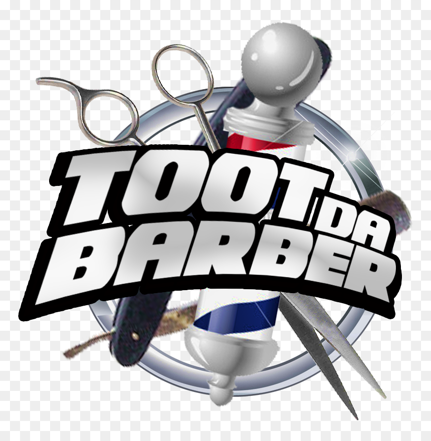 Logo Design Barber Shop, HD Png Download - straight razor vector png