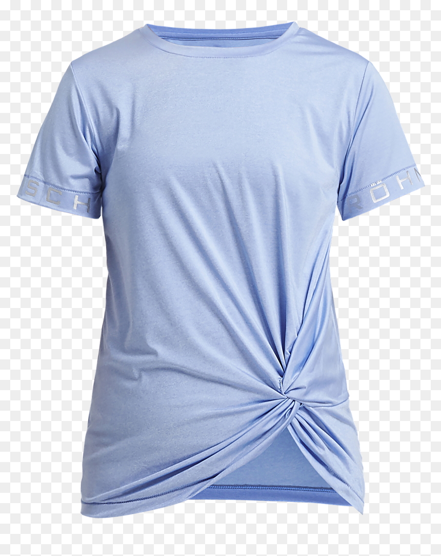 Knot Tee, Light Blue - Active Shirt, HD Png Download - blue tshirt png