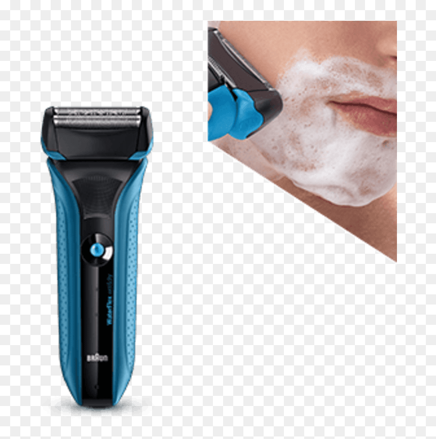 Braun Electric Shaver Waterproof, HD Png Download - straight razor vector png