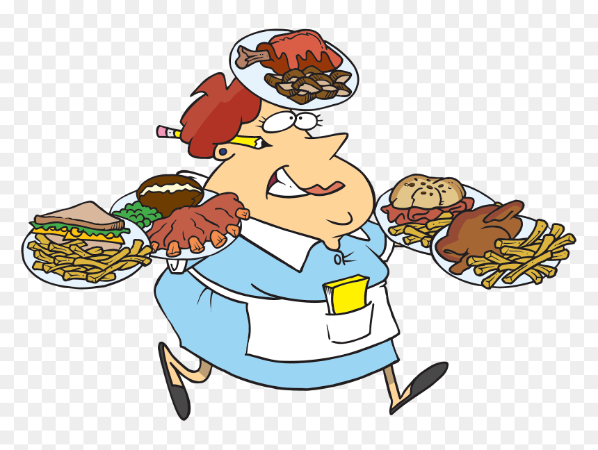 Economics @ Baskin Robbins - Waitress Carrying Lots Of Plates, HD Png Download - baskin robbins png