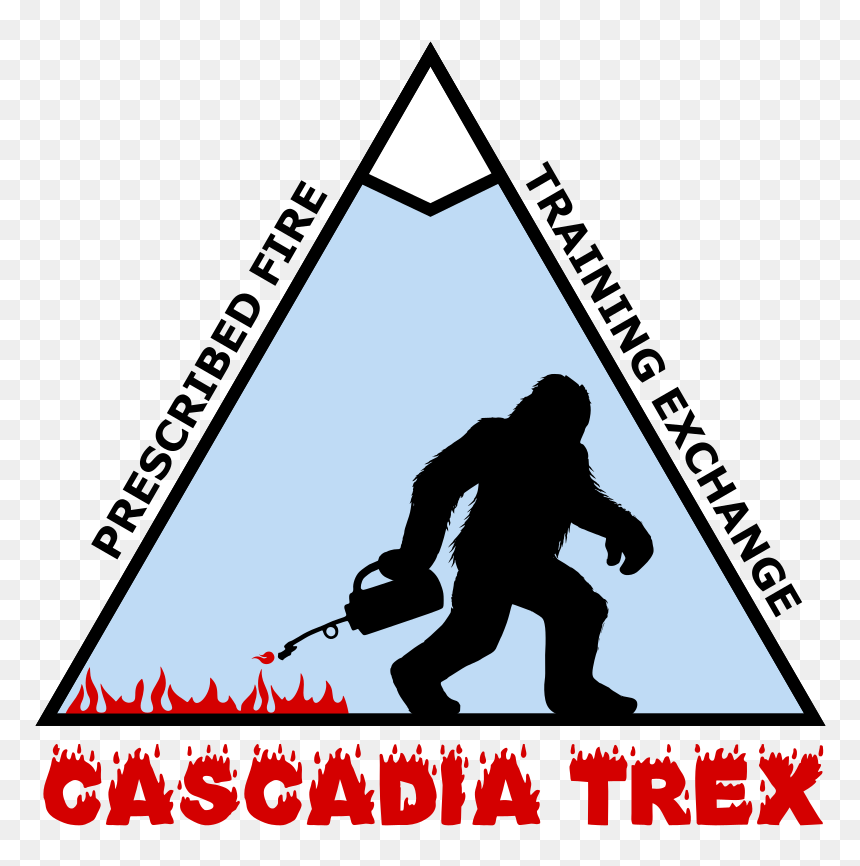 Sasquatch Cascadia Trex Logo - Poster, HD Png Download - basketball on fire png