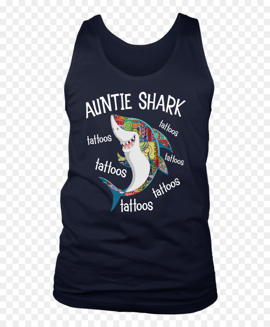 Auntie Shark Tattoos Tattoos Tattoos Shirt - Active Tank, HD Png Download - koi fish tattoo png
